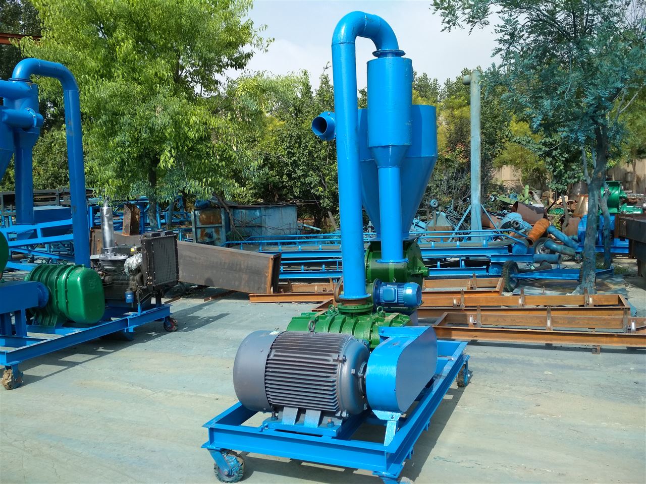 风送型行走式抽粮机 大型粮食气力装车机